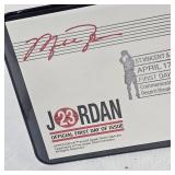 First Day of Issue #8407 Michael Jordan 23 Kt 1996 Upper Deck Commemorative Stamp