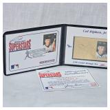 Cal Ripken Jr-1995 First Day Issue Stamp and 23Kt Stamp 1327/2131