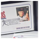 Cal Ripken Jr-1995 First Day Issue Stamp and 23Kt Stamp 1327/2131