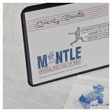 Mickey Mantle 1987 First Day Issue Stamp and 23 Kt Stamp #1650