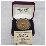 Mark McGwire Bronze Medallion Coin 1998, #08268