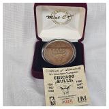 1998 Chicago Bulls, Six Times NBA Champions Bronze Medallion Coin