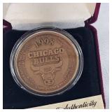 1998 Chicago Bulls, Six Times NBA Champions Bronze Medallion Coin