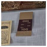 Bleachers Cal Ripken Jr, $100 23 Kt Foil Bill Card #1922 Limited Edition