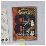 Michael Jordan 1998 22 Kt, 1 of 12, Set Card #02211