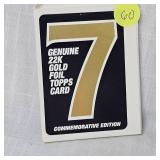 Mickey Mantle Topps 22 Kt #014734