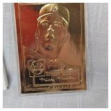 Mickey Mantle Topps 22 Kt #014734