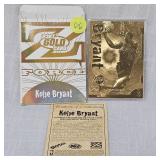 Force Kobe Bryant 23 Kt Skybox Card