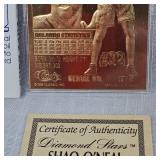 Diamond Stars Classic SHAQ 23Kt Card