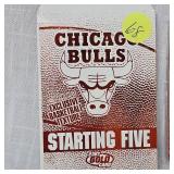 Chicago Bulls Starting Five 23Kt Card