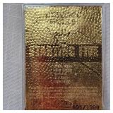 Chicago Bulls Starting Five 23Kt Card