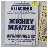 1996 Mickey Mantle Bleachers 23Kt Card