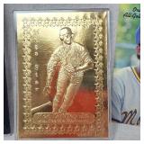 1993 Bleachers Ken Grifey Jr Megastar 23Kt Card