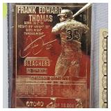 1995 Bleachers Frank Thomas 23Kt Card