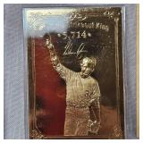 Nolan Ryan "Strikeout King" 23Kt Card
