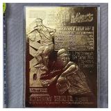 Nolan Ryan "Strikeout King" 23Kt Card