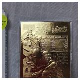 Nolan Ryan "Strikeout King" 23Kt Card