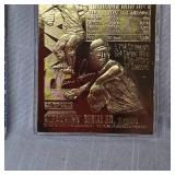 Nolan Ryan "Strikeout King" 23Kt Card