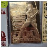 1996 Murray 500 Homeruns 23 Kt Card