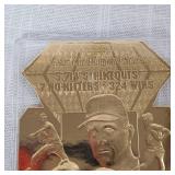 1996 Bleachers Nolan Ryan Diamon Stars 23 Kt Card