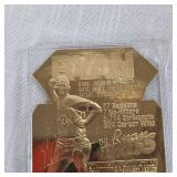 1996 Bleachers Nolan Ryan Diamon Stars 23 Kt Card