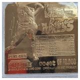 1996 Bleachers Nolan Ryan Diamon Stars 23 Kt Card