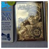 1996 Classic Henry Aaron 23Kt Card