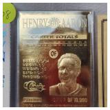 1996 Classic Henry Aaron 23Kt Card