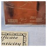 1996 Star Trek Next Gen 23Kt, U.S.S.  Enterprise-NCC 1701-D Card