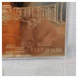 1996 Star Trek Next Gen 23Kt, U.S.S.  Enterprise-NCC 1701-D Card