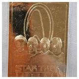 1996 Star Trek 30 Years 23 Kt Commemerative Card