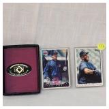 Topps Kirby Puckett #1/100 and Marty Cordova Topps Porcelain #A/P of 100