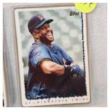 Topps Kirby Puckett #1/100 and Marty Cordova Topps Porcelain #A/P of 100