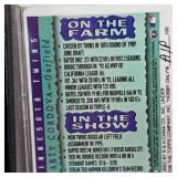 Topps Kirby Puckett #1/100 and Marty Cordova Topps Porcelain #A/P of 100