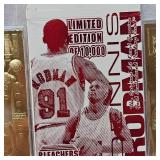 Upper Deck 1995 23Kt Jordan and Bleachers 1996 23 Kt Rodman