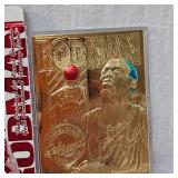 Upper Deck 1995 23Kt Jordan and Bleachers 1996 23 Kt Rodman