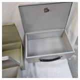 4-Fireproof Lock Boxes, all use the same Key