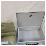 4-Fireproof Lock Boxes, all use the same Key