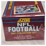 Score 1991 NFL Football Collectors Set, As New in Wrapper, Unopened