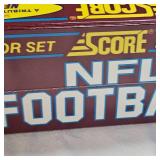 Score 1991 NFL Football Collectors Set, As New in Wrapper, Unopened