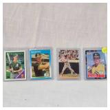 1987 McGwire Topps Allstar Rookie, 1987 Mothers Rookie McGwire, Fleer McGwire Rookie, Don Russ Rookie
