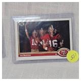 2-Joe Montana UpperDeck Cards in Cases