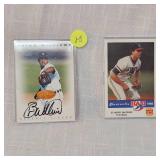 1996 Leaf Brian Williams Signature Series Auto Bronze and 1986 Mark McGwire Huntsville Stars