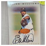 1996 Leaf Brian Williams Signature Series Auto Bronze and 1986 Mark McGwire Huntsville Stars