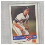 1996 Leaf Brian Williams Signature Series Auto Bronze and 1986 Mark McGwire Huntsville Stars