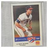 1996 Leaf Brian Williams Signature Series Auto Bronze and 1986 Mark McGwire Huntsville Stars