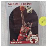 Michael Jordan NBA Hoops 1990 Very Good Condition in Hard Case