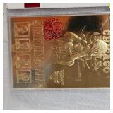 1997 Chicago Bulls Starting Five 23Kt Card