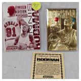 95-96 Bleachers "Rodman", 72 Wins Season, 23Kt Card