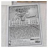 1997  Chicago Bulls Starting Five 23 Kt Card  & Fleer Ultra Stephon Marbury Rookie